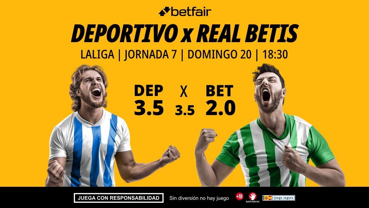 Deportivo de A Coruña - Real Betis: alineaciones, horario, dónde ver, pronósticos y estadísticas